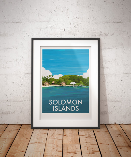 Solomon Islands Travel Poster