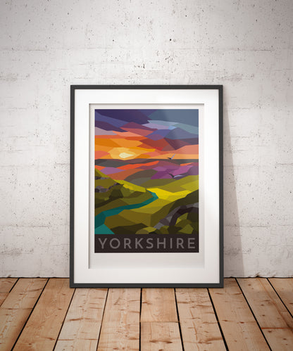Yorkshire Travel Art Poster