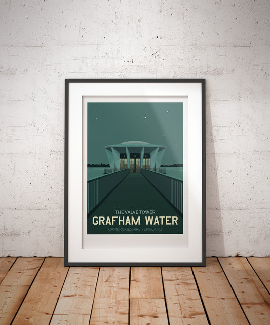 Grafham Water Travel Poster
