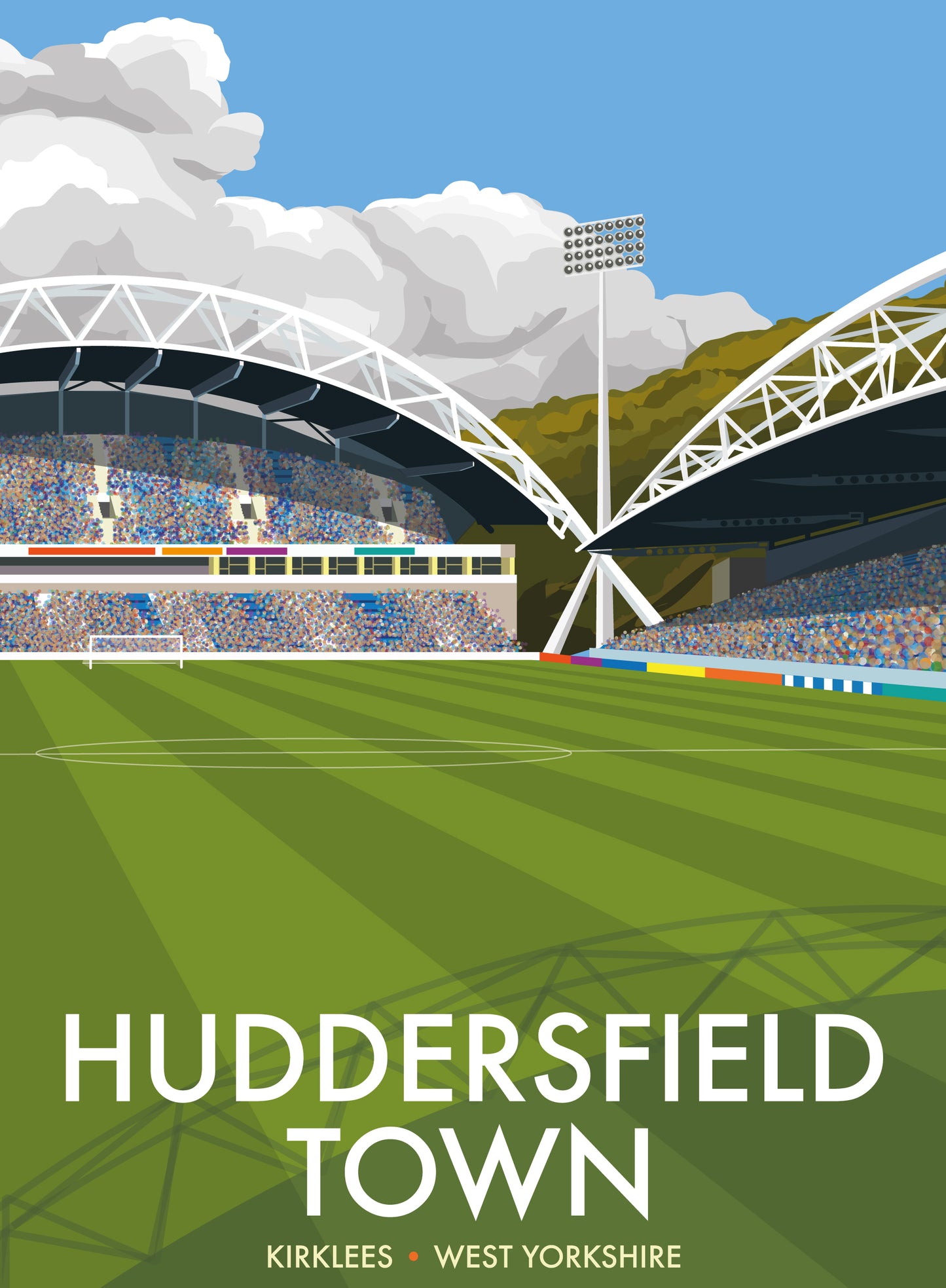 Huddersfield Town AFC Travel Poster