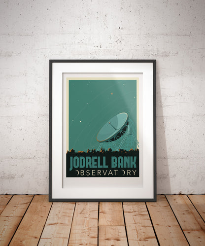 Jodrell Bank Observatory Travel Poster