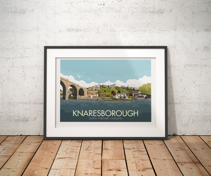 Knaresborough Travel Poster