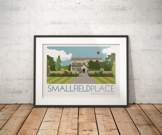 Smallfield Place Travel Poster