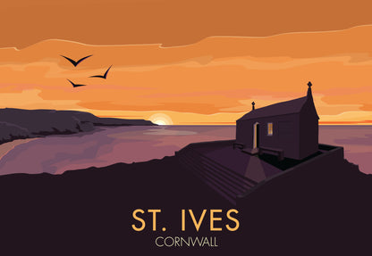 St Ives Travel Poster