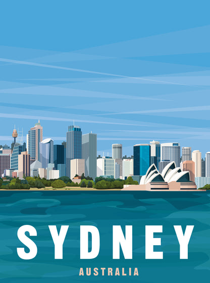 Sydney Travel Poster