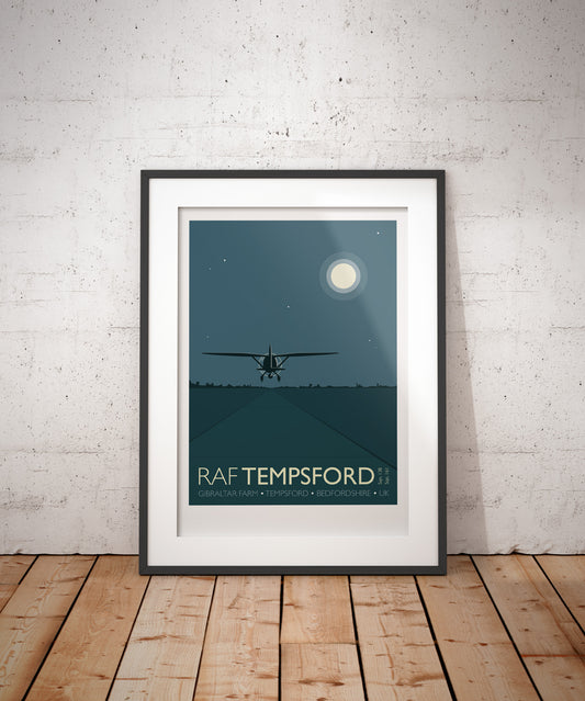 RAF Tempsford Travel Poster