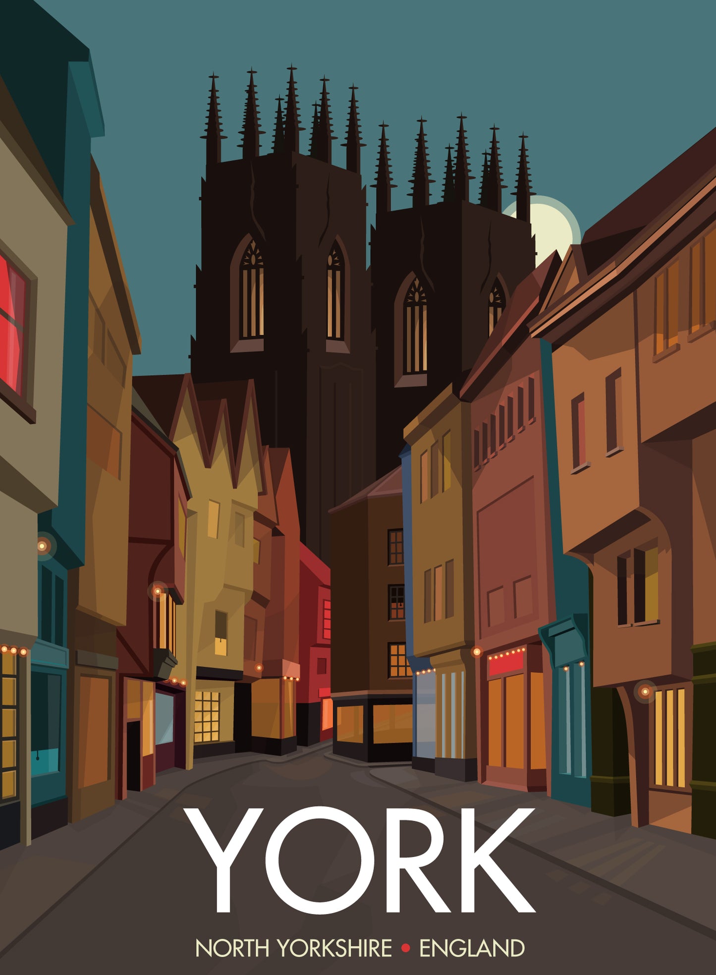 York Travel Poster