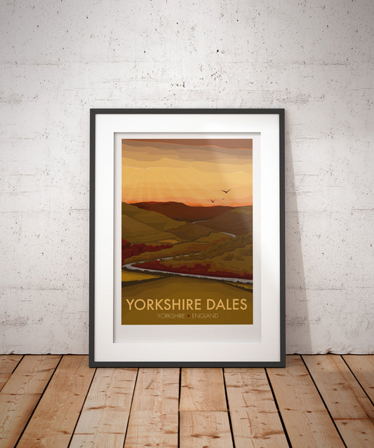 Yorkshire Dales Travel Poster
