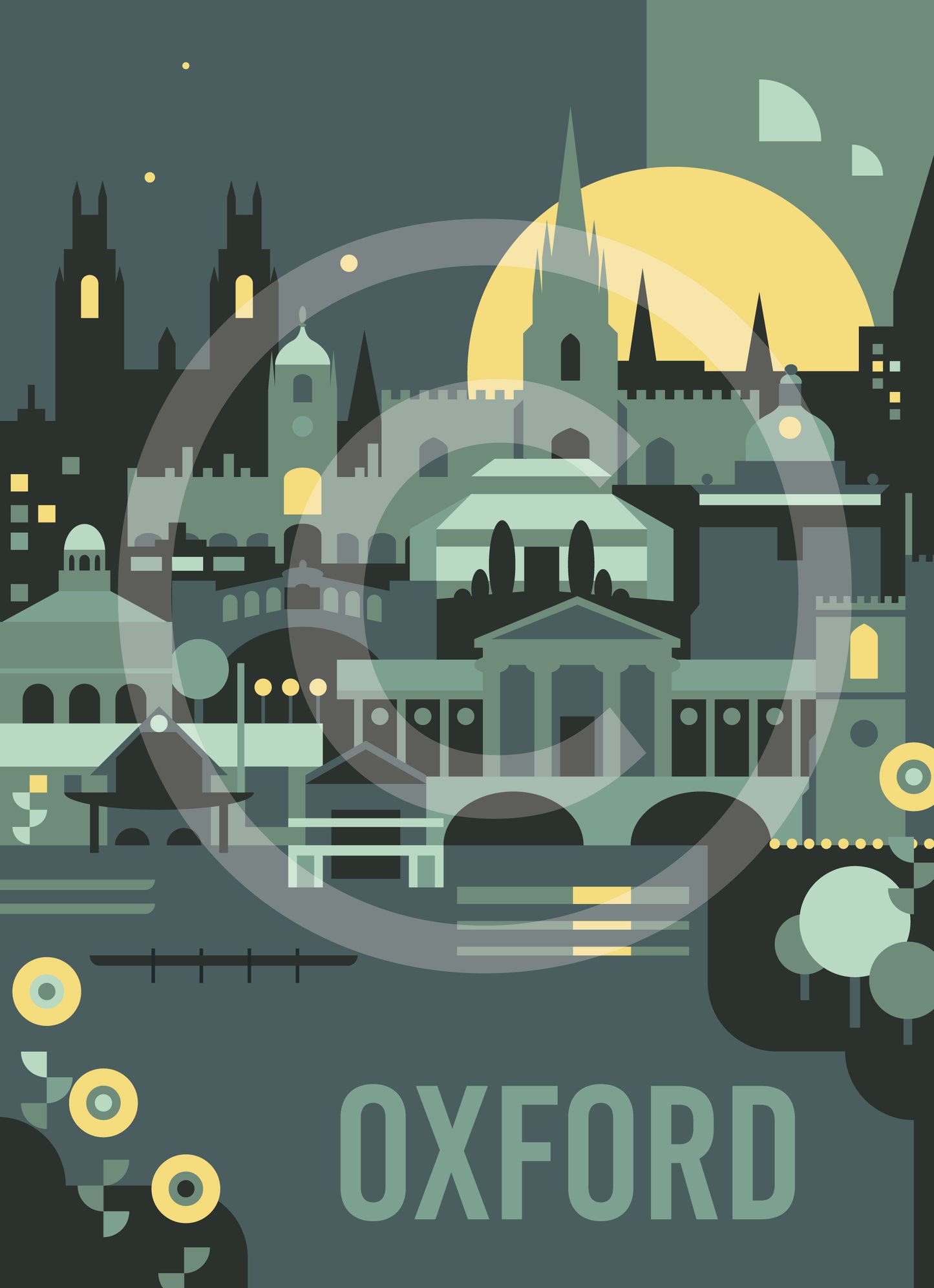 Oxford Travel Art Print