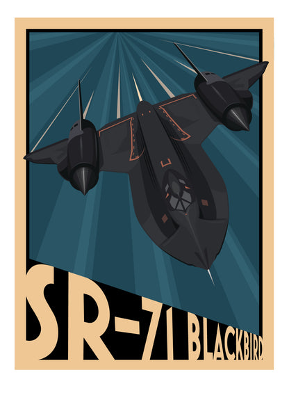 Lockheed SR-71 Blackbird poster